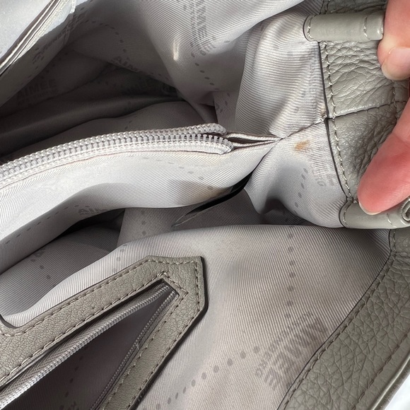 🩶AIMEE KESTENBERG - Dani Bag gray quilted leather. - Picture 8 of 12